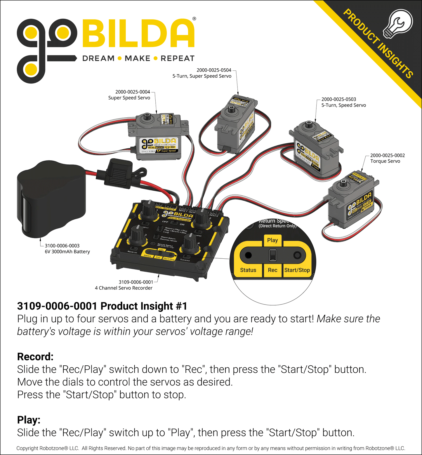 4 Channel Servo Recorder