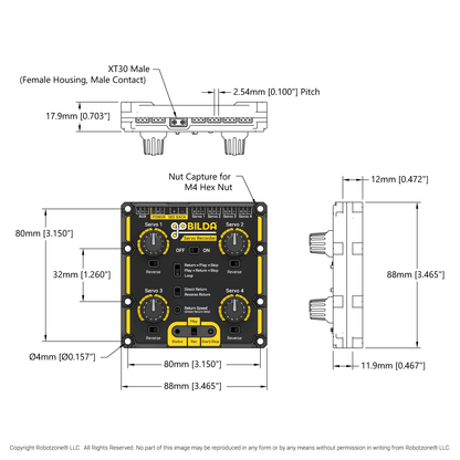 4 Channel Servo Recorder