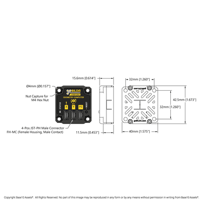 Pinpoint Odometry Computer (IMU Sensor Fusion for 2 Wheel Odometry)