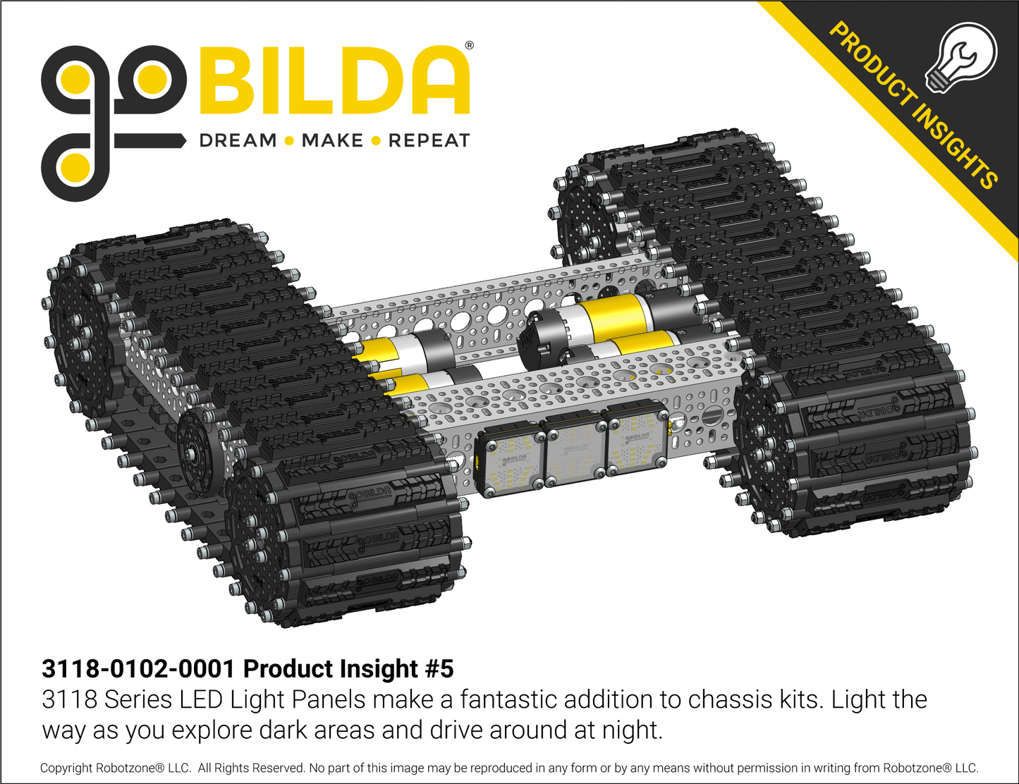 LED Light Panel (XT30 Input)