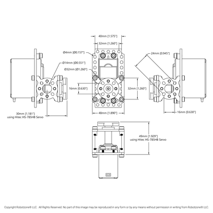 ServoBlock® (Large Size, 24 Tooth Spline, Hub-Shaft)