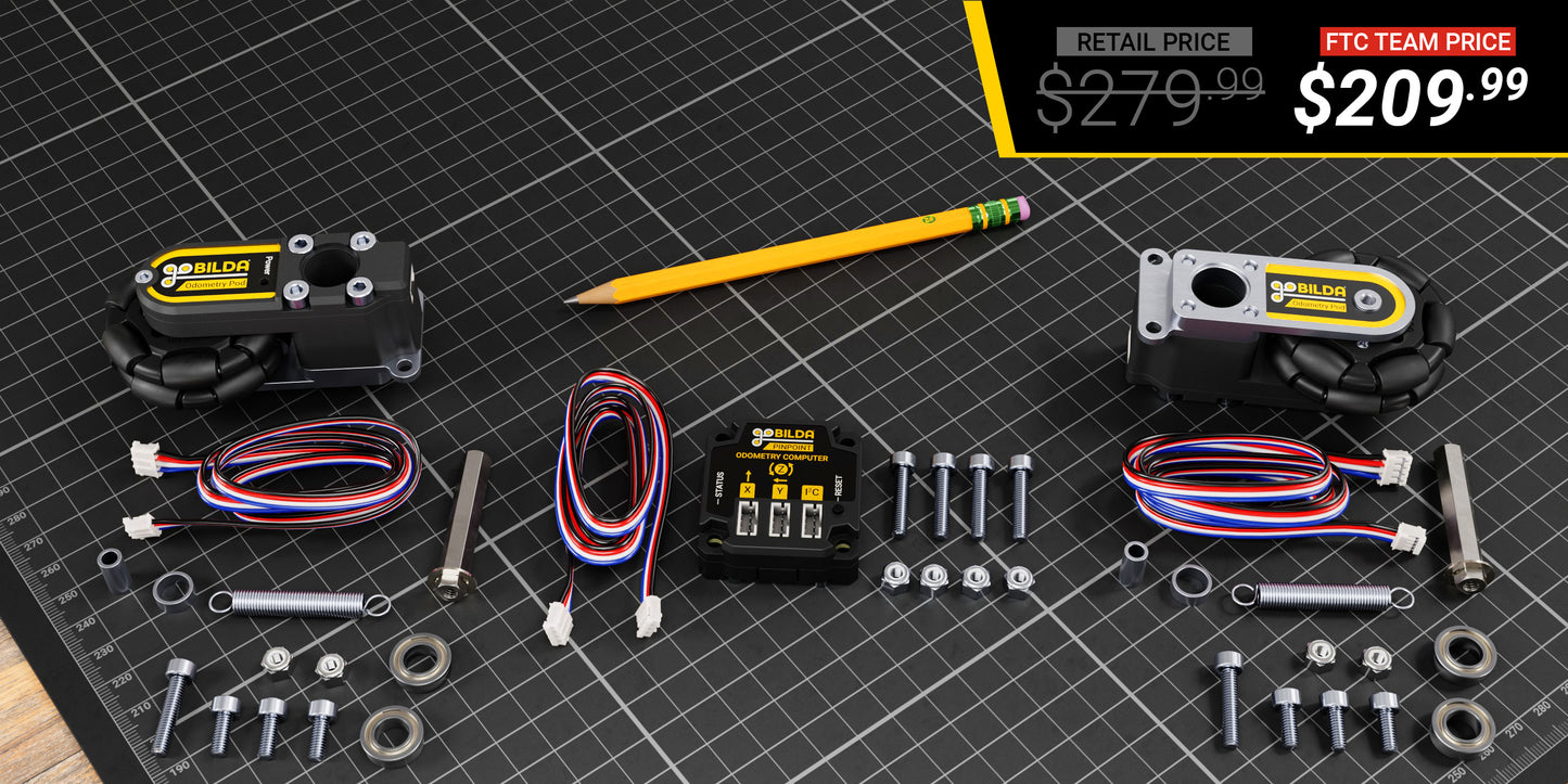 Swingarm Odometry Pack (2 Pods, 1 Pinpoint Computer)