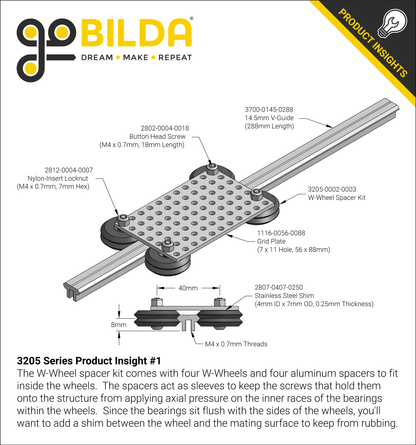 W-Wheel Spacer Kit