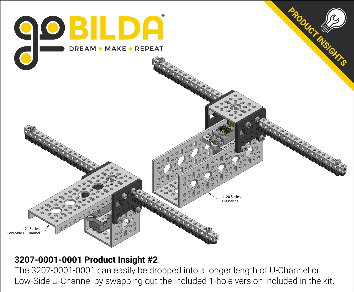 Servo-Driven Gear Rack Kit (27kg Thrust, 60 mm/sec, Single Gear Rack)