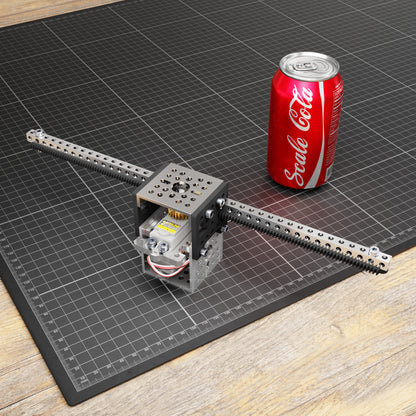 Servo-Driven Gear Rack Kit (27kg Thrust, 60 mm/sec, Single Gear Rack)