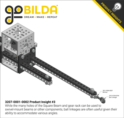 Servo-Driven Gear Rack Kit (27kg Thrust, 60 mm/sec, Dual Gear Rack)