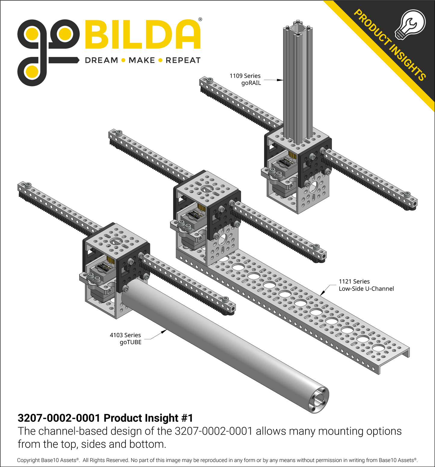 Servo-Driven Gear Rack Kit (11kg Thrust, 145 mm/sec, Single Gear Rack)