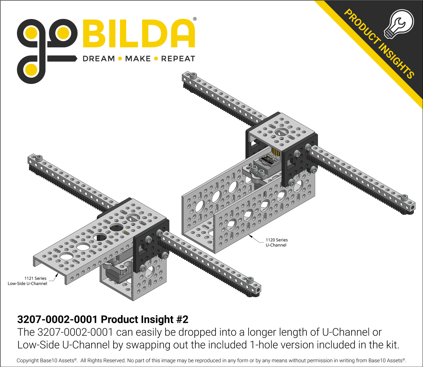 Servo-Driven Gear Rack Kit (11kg Thrust, 145 mm/sec, Single Gear Rack)