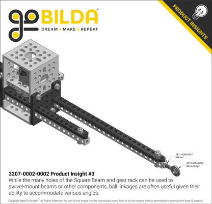 Servo-Driven Gear Rack Kit (11kg Thrust, 145 mm/sec, Dual Gear Rack)