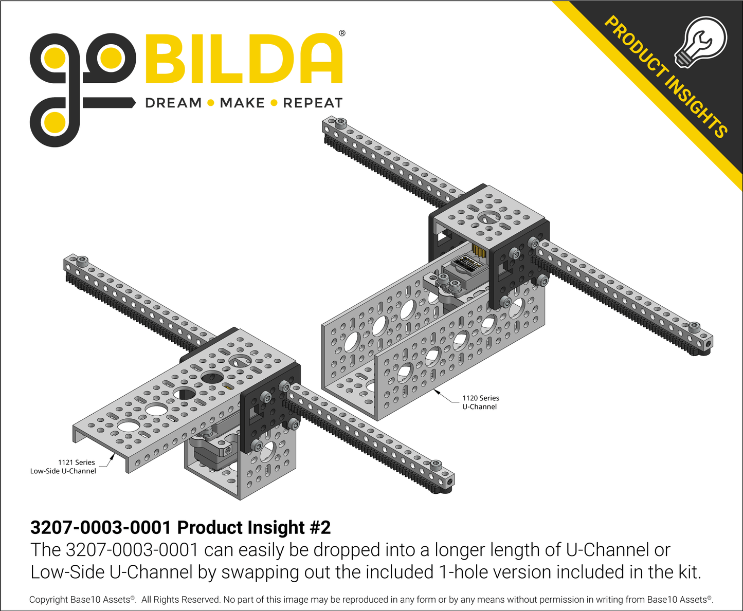 Servo-Driven Gear Rack Kit (5kg Thrust, 290 mm/sec, Single Gear Rack)