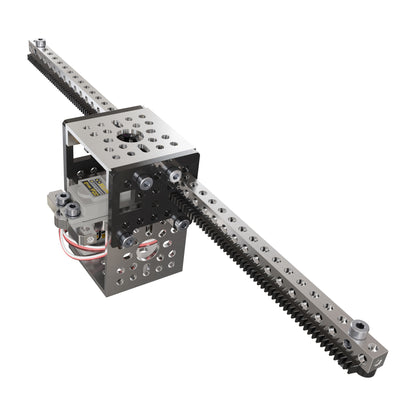 Servo-Driven Gear Rack Kit (5kg Thrust, 290 mm/sec, Single Gear Rack)