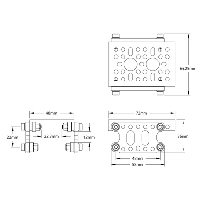 Ball Bearing Carriage for 1121 Series Low-Side U-Channel