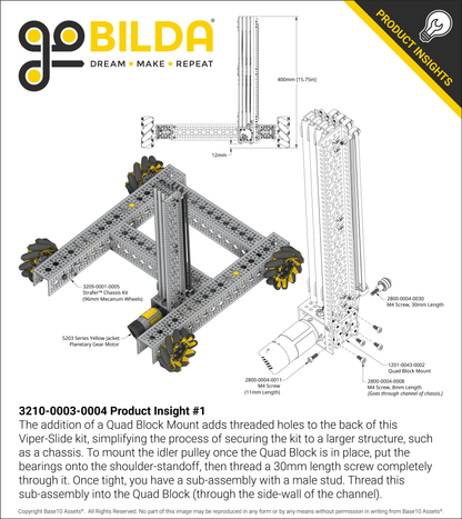 4 Stage Viper-Slide Kit (Belt-Driven, 336mm Slides)