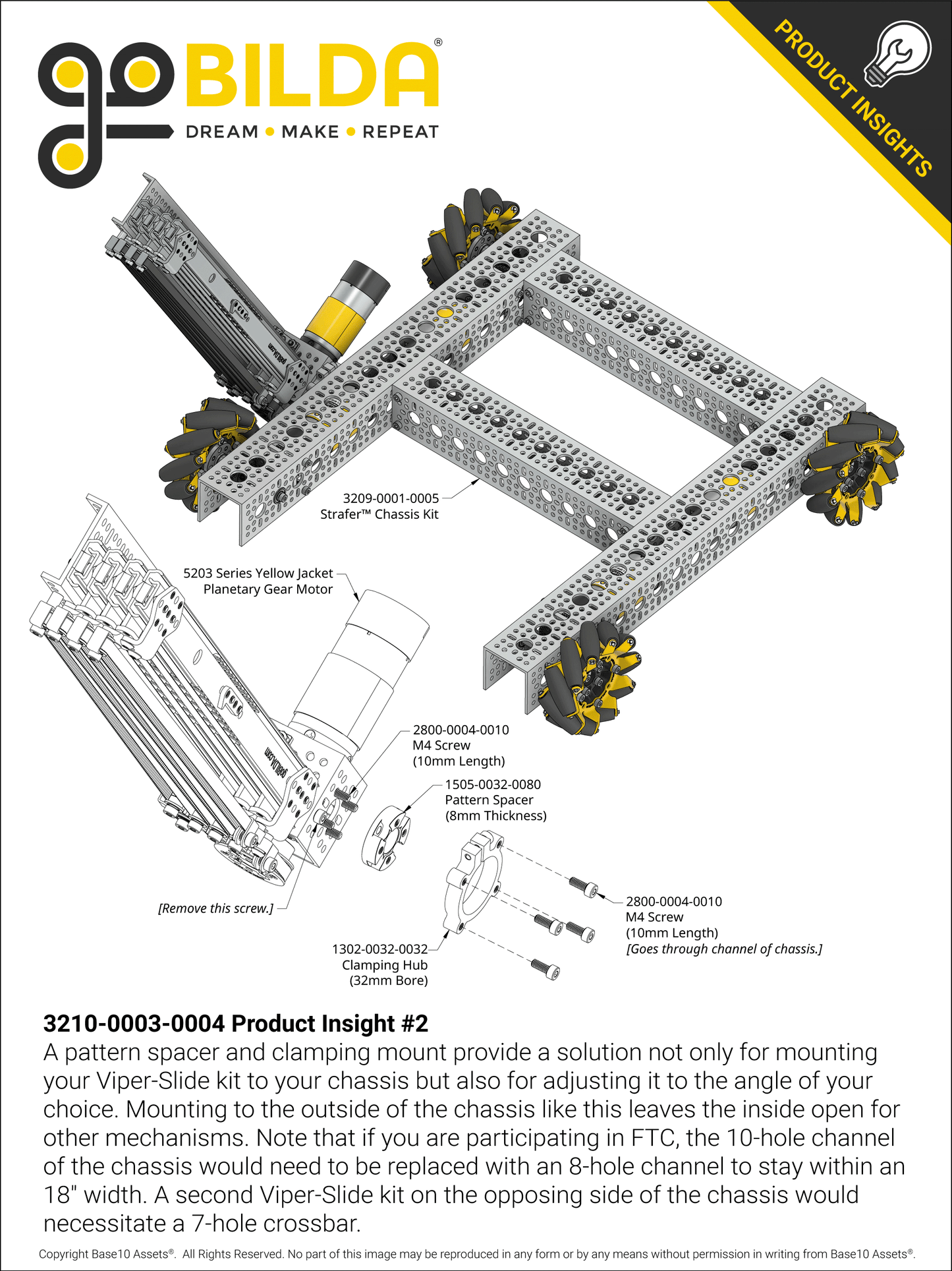 4 Stage Viper-Slide Kit (Belt-Driven, 336mm Slides)