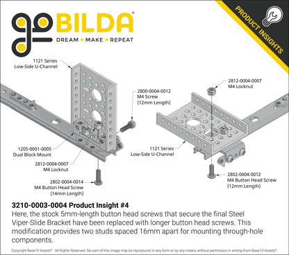 4 Stage Viper-Slide Kit (Belt-Driven, 336mm Slides)