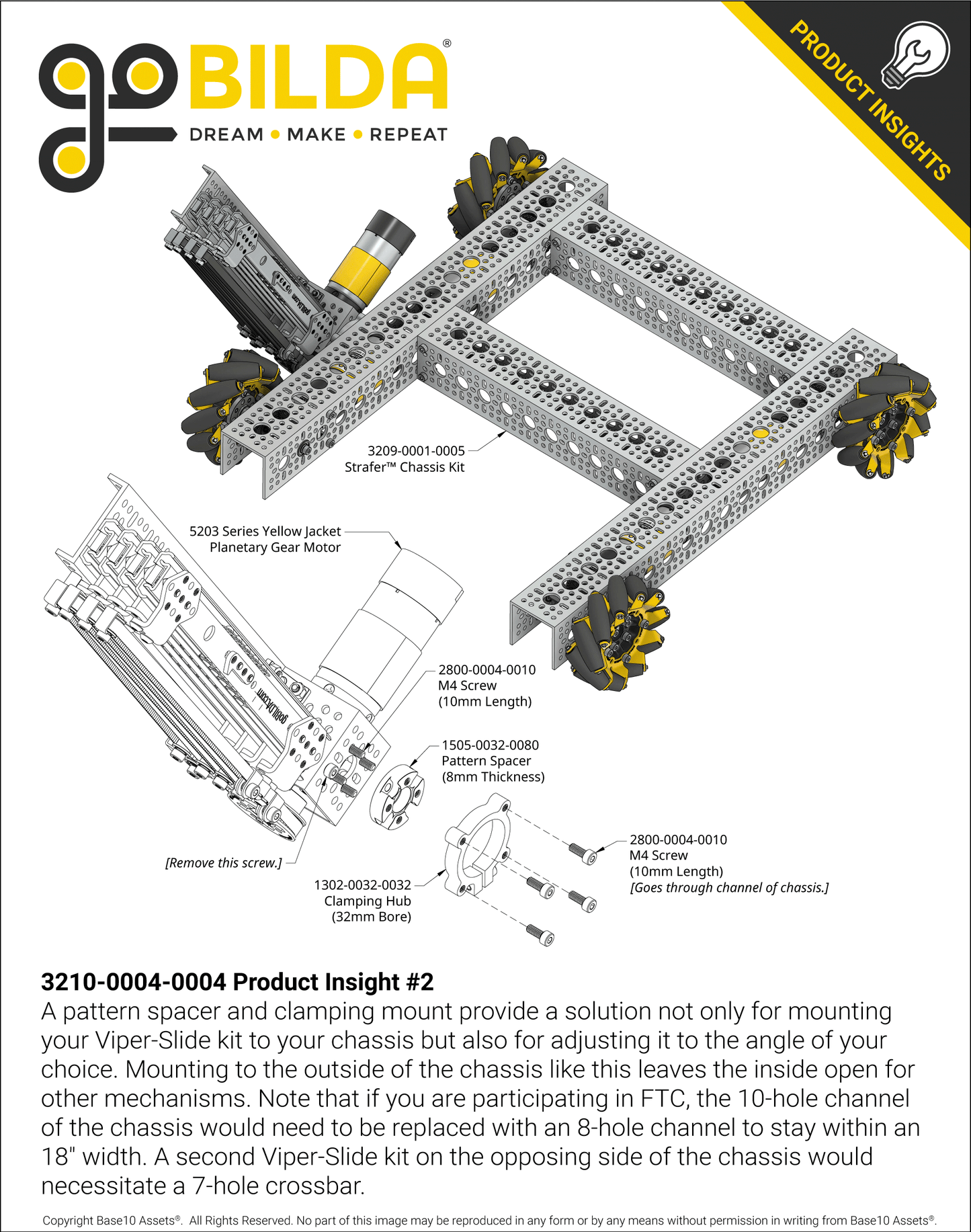 4 Stage Viper-Slide Kit (Belt-Driven, 240mm Slides)