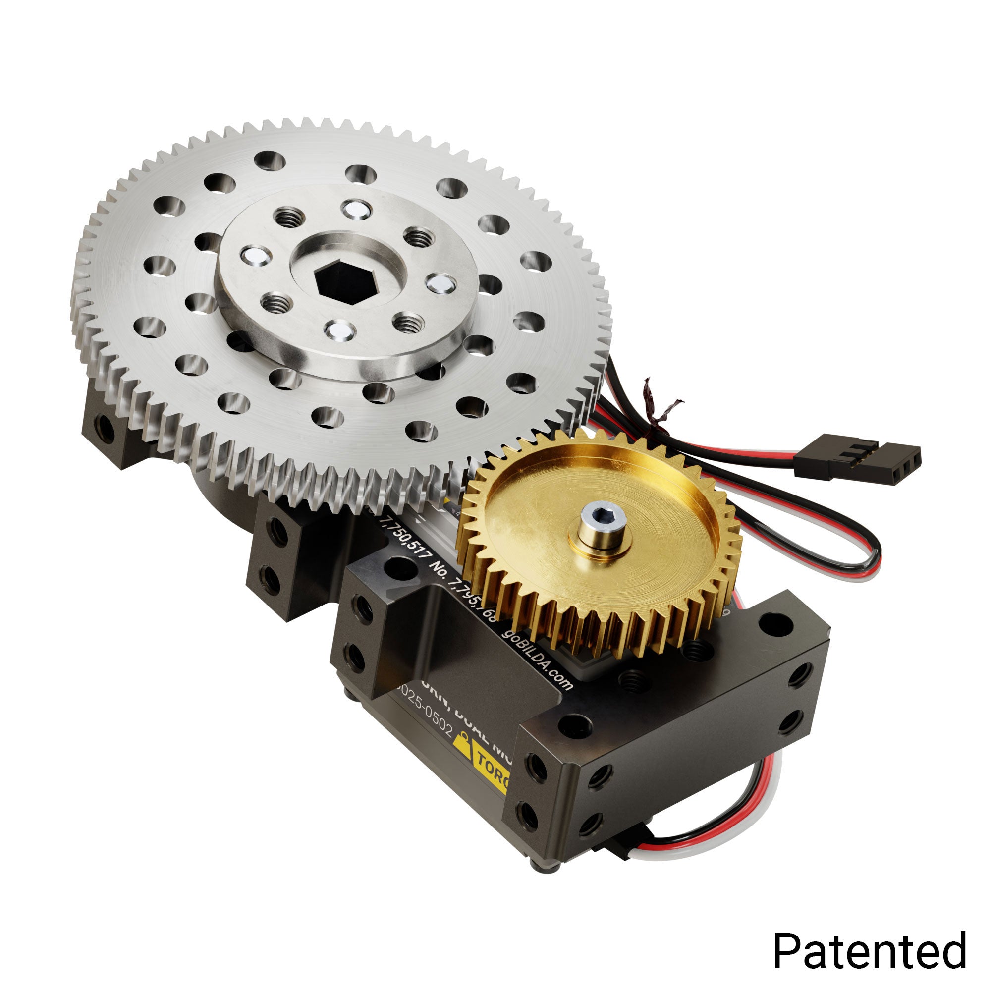 Gobilda Stingray-2 Servo Gearbox (0.34 sec/60°, 30RPM, 700 oz-in Torque ...