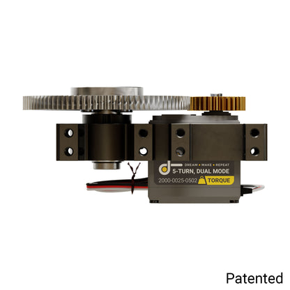 Stingray-3 Servo Gearbox (0.51 sec/60°, 20RPM, 1050 oz-in Torque, 600° Rotation) Feedback Mode