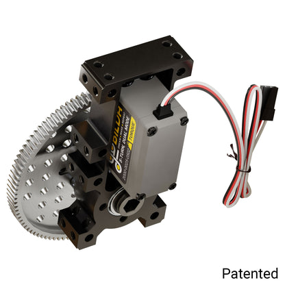 Stingray-5 Servo Gearbox (0.85 sec/60°, 12 RPM, 1750 oz-in Torque, 360° Rotation) Continuous Mode