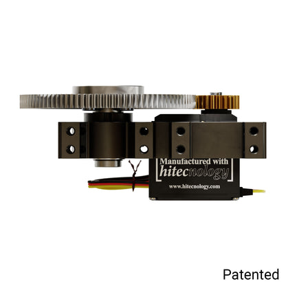 Shark-4 Servo Gearbox (0.56 sec/60°, 18 RPM, 1888 oz-in Torque, 630° Rotation) Continuous Mode