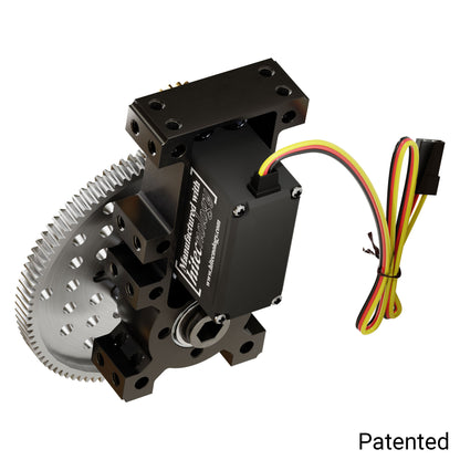 Shark-4 Servo Gearbox (0.56 sec/60°, 18 RPM, 1888 oz-in Torque, 630° Rotation) Continuous Mode