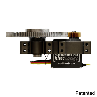 Shark-5 Servo Gearbox (0.70 sec/60°, 14 RPM 2360 oz-in Torque, 504° Rotation) Continuous Mode