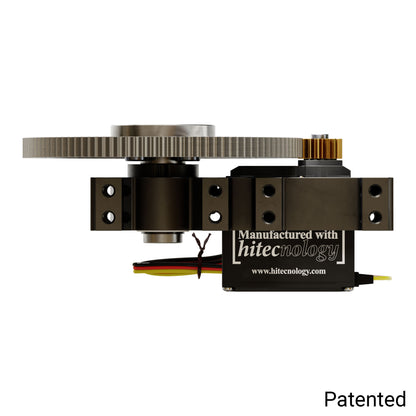 Shark-7 Servo Gearbox (0.98 sec/60°, 10 RPM, 3304 oz-in Torque, 360° Rotation) Continuous Mode