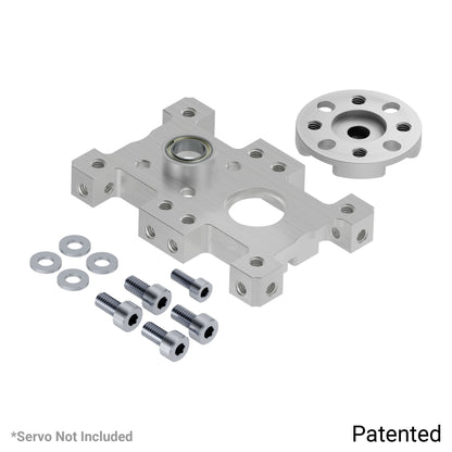 Compact ServoBlock® (43mm Width, For Standard Size H25T Spline Servo, Hub-Shaft)