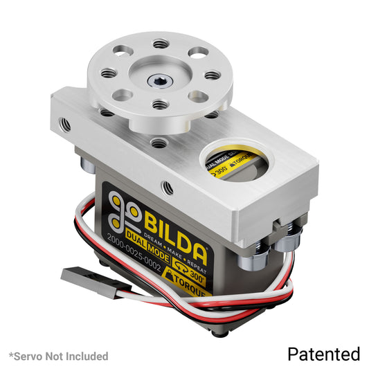 Compact ServoBlock® (27mm Width, For Standard Size H25T Spline Servo, Hub-Shaft)