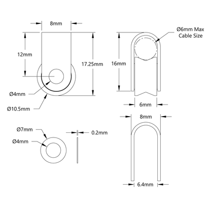 3408 Series V-Groove Pulley - 2 Pack