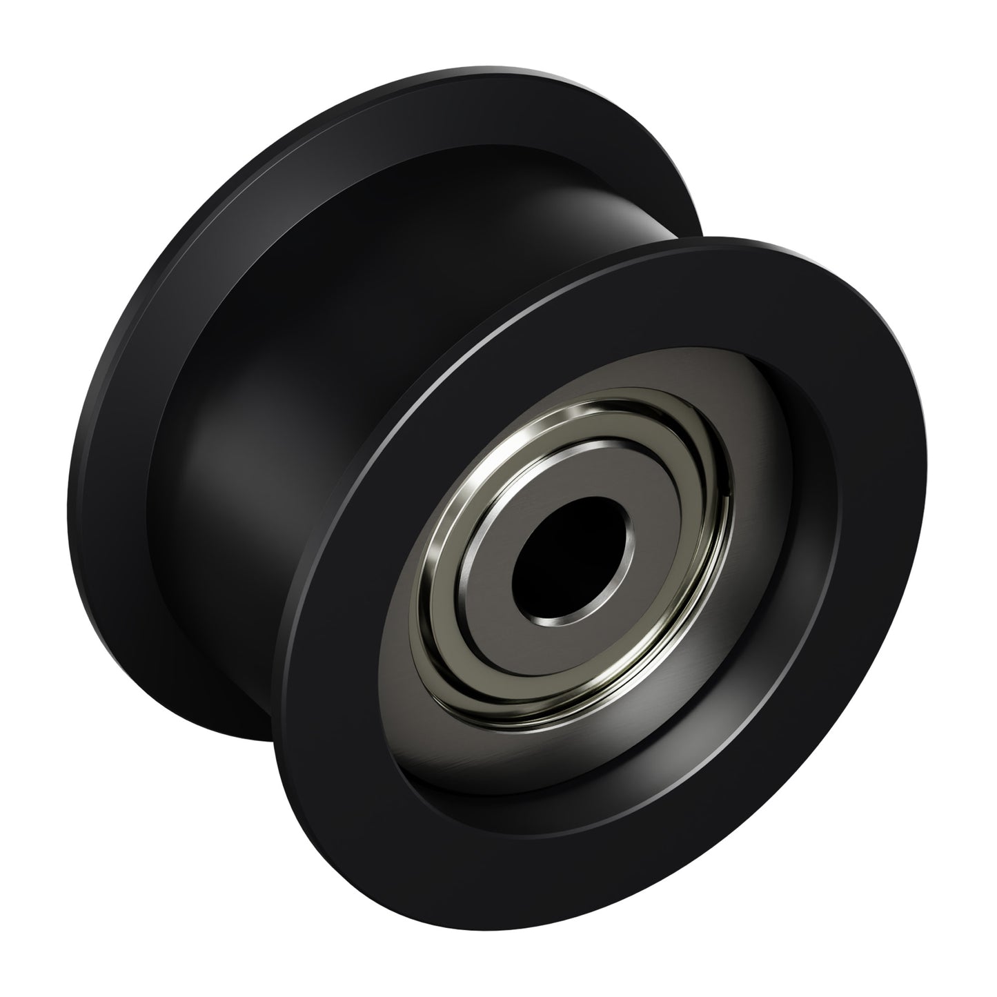 Dual-Bearing Timing Belt Idler Pulley (4mm Bore, 18.5mm Diameter, 9.5mm Inside Width)