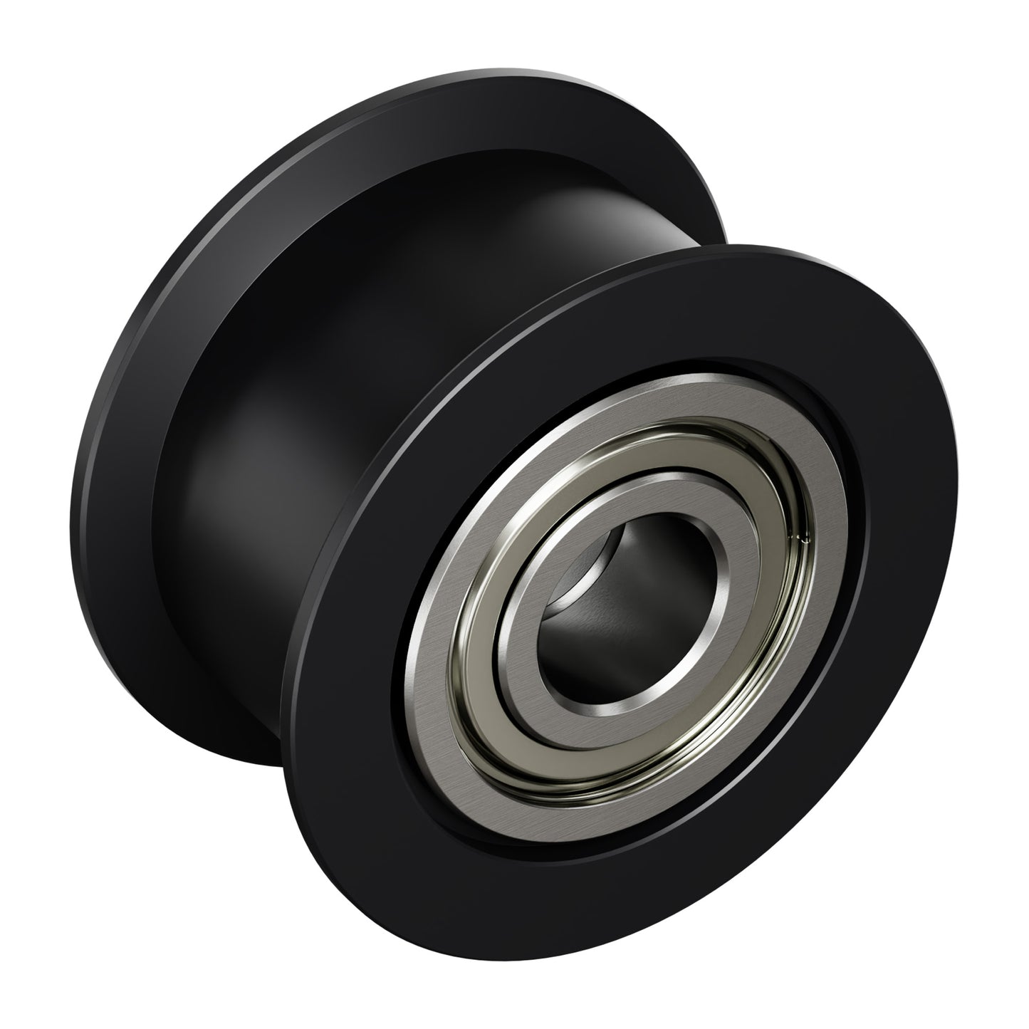 Dual-Bearing Timing Belt Idler Pulley (6mm Bore, 18.5mm Diameter, 9.5mm Inside Width)