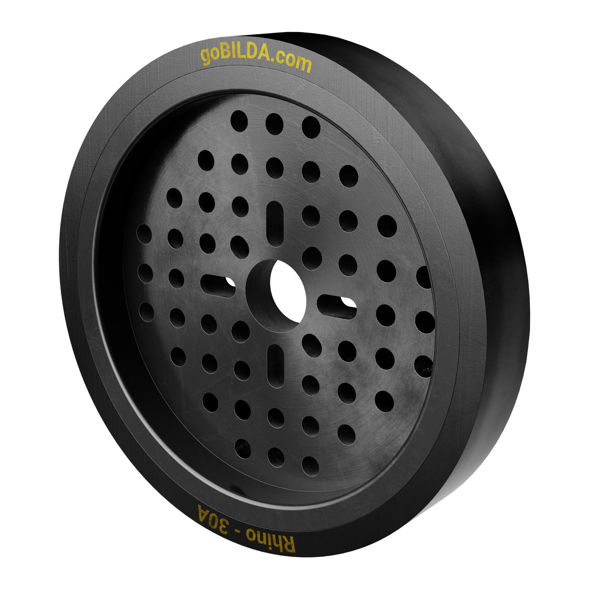 3619 Series Thin Rhino Wheel (14mm Bore, 96mm Diameter, 30A Durometer)