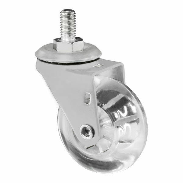 Swivel Caster Wheel (M8 x 1.25mm Male Stud)