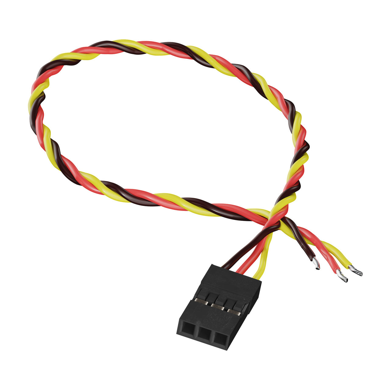 3800-0017-0150 - 3-Pos TJC8 Servo Lead (MH-FC, 150mm Length) - 2 Pack