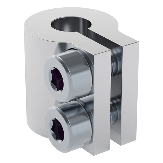 4000-0006-0008 - 4000 Series Clamping Shaft Coupler (6mm Round Bore to 8mm Round Bore)