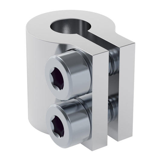 4000-0008-0250 - 4000 Series Clamping Shaft Coupler (8mm Round Bore to 0.250" Round Bore)