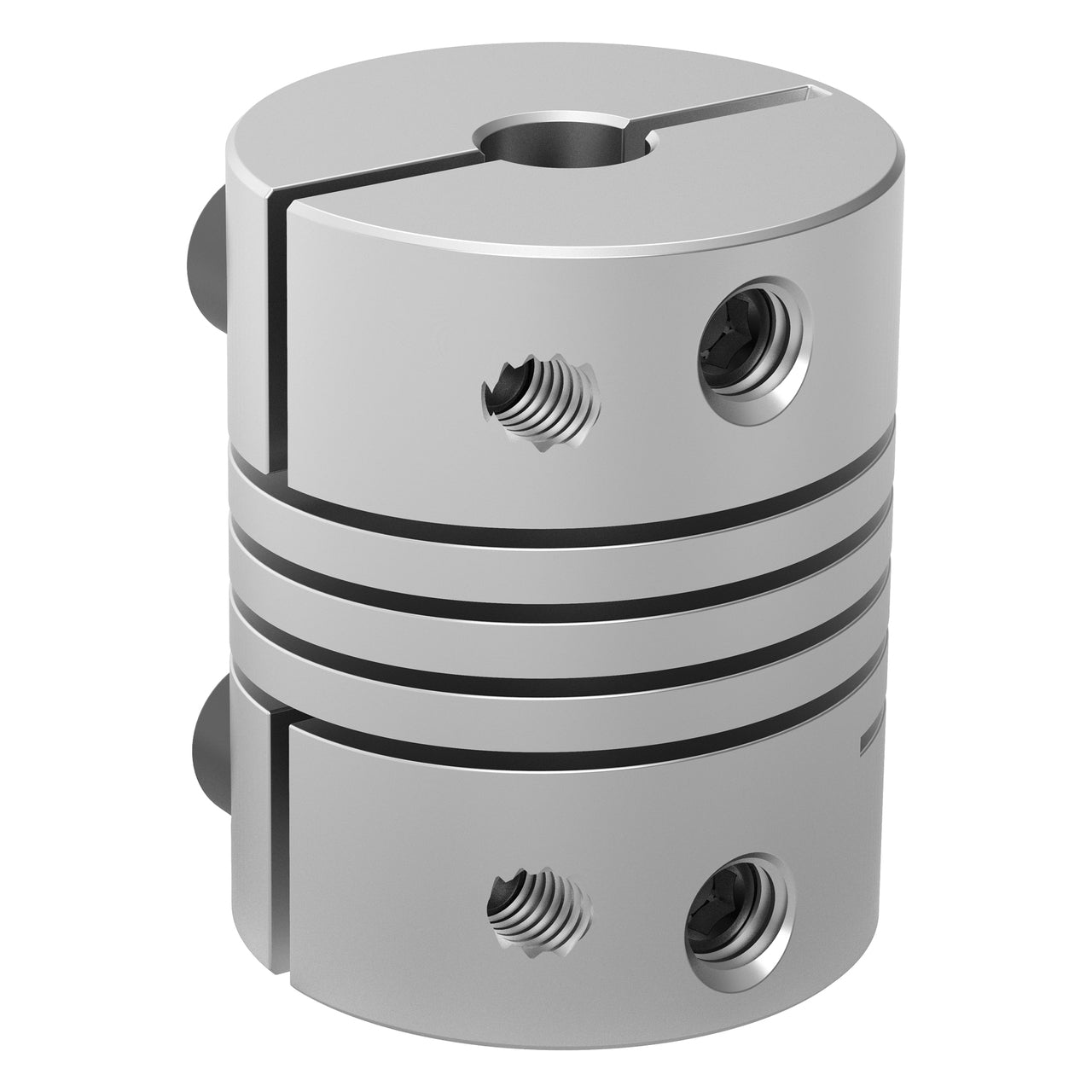 4002 Series Flexible Clamping Shaft Coupler (5mm Round Bore to 5mm Round Bore)