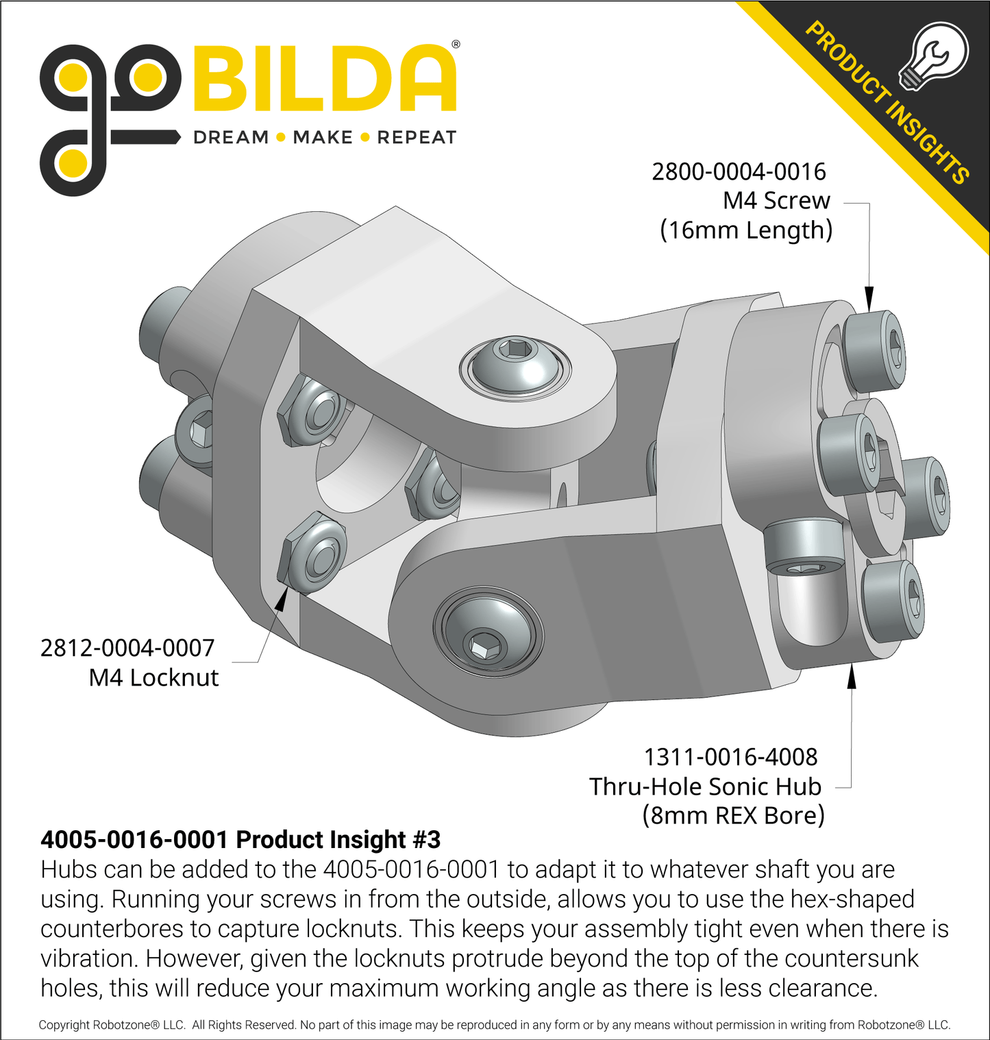 4005 Series Pattern Mount Universal Joint (16-1)