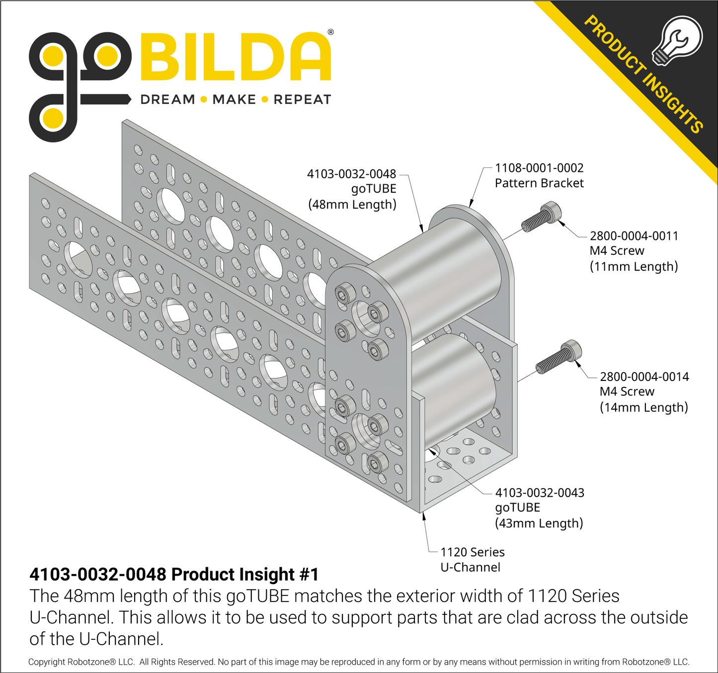 4103 Series goTUBE (48mm Length)