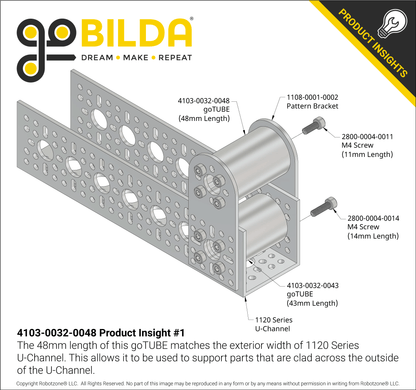 4103 Series goTUBE (48mm Length)