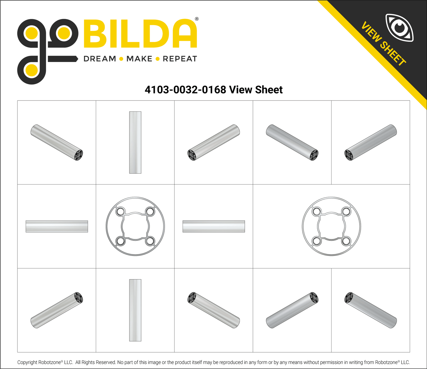 4103 Series goTUBE (168mm Length)