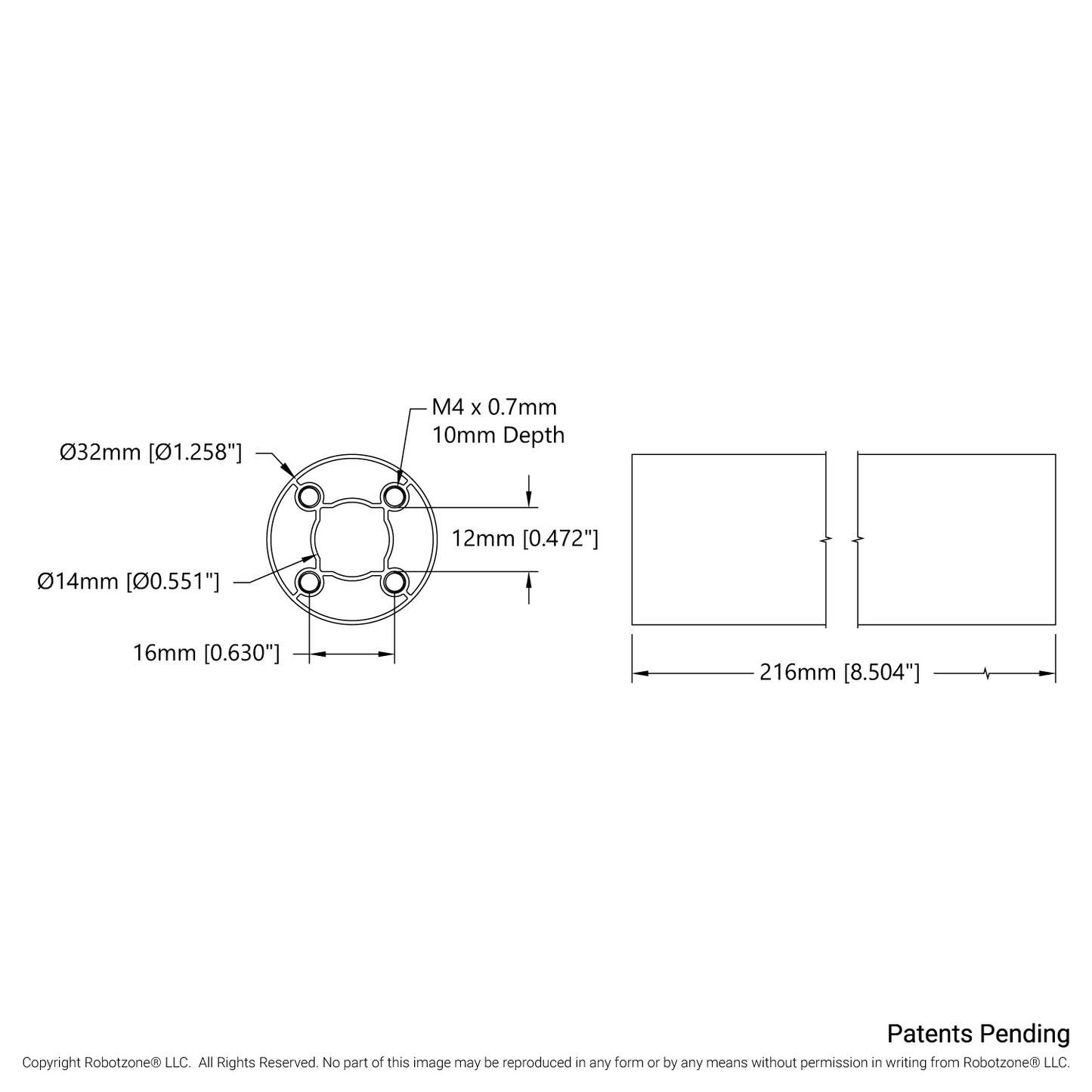 4103 Series goTUBE (216mm Length)