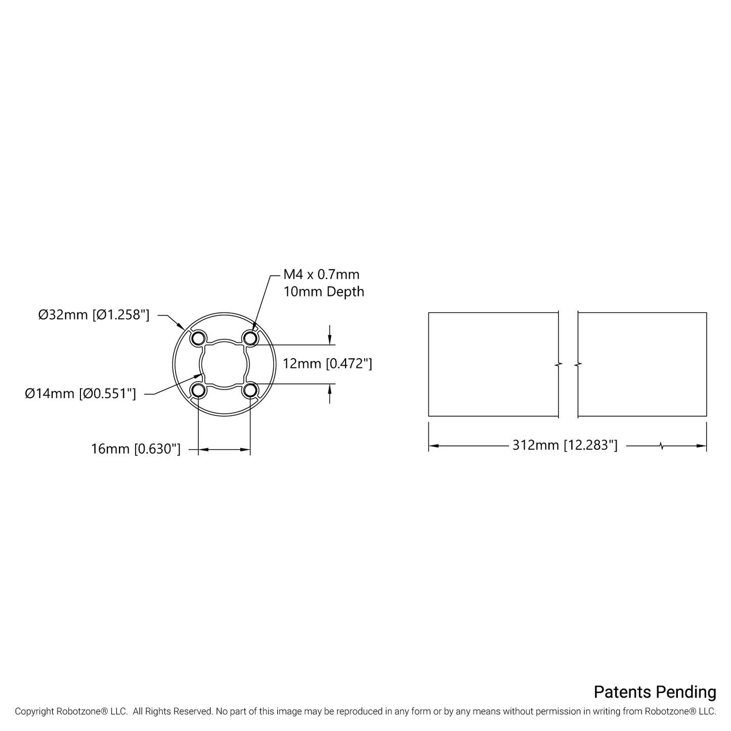 4103 Series goTUBE (312mm Length)