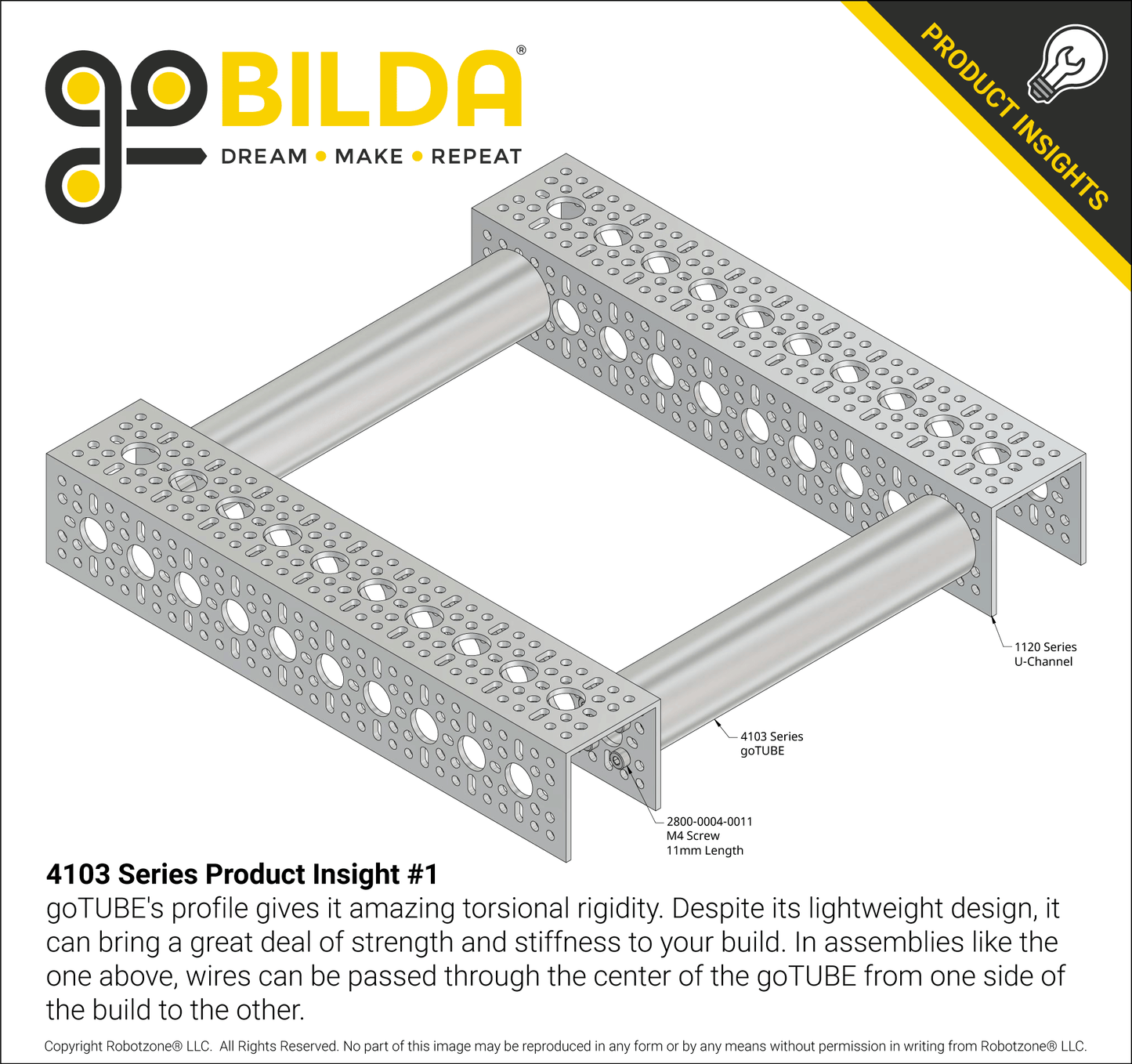 4103 Series goTUBE (216mm Length)