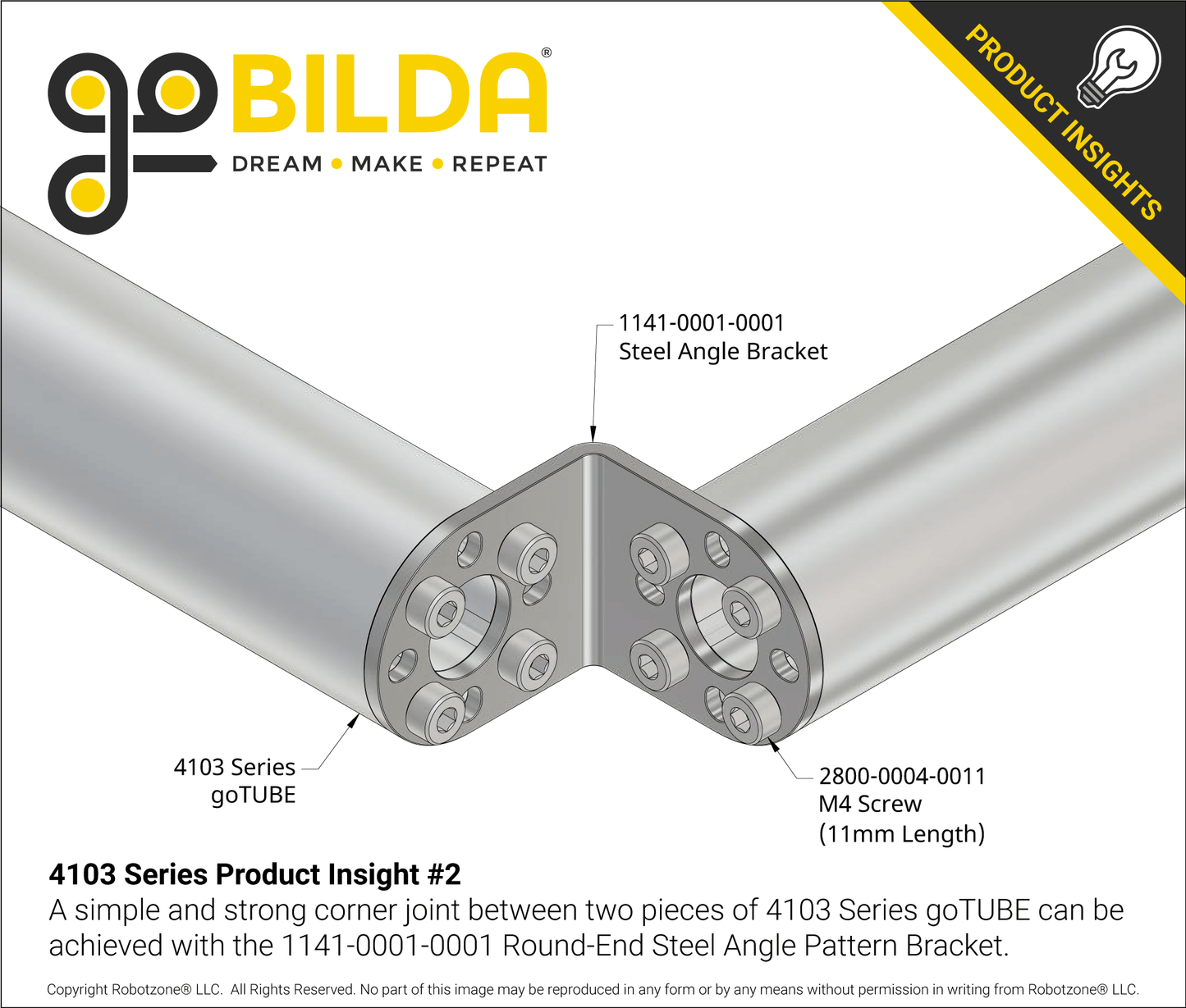 4103 Series goTUBE (43mm Length)