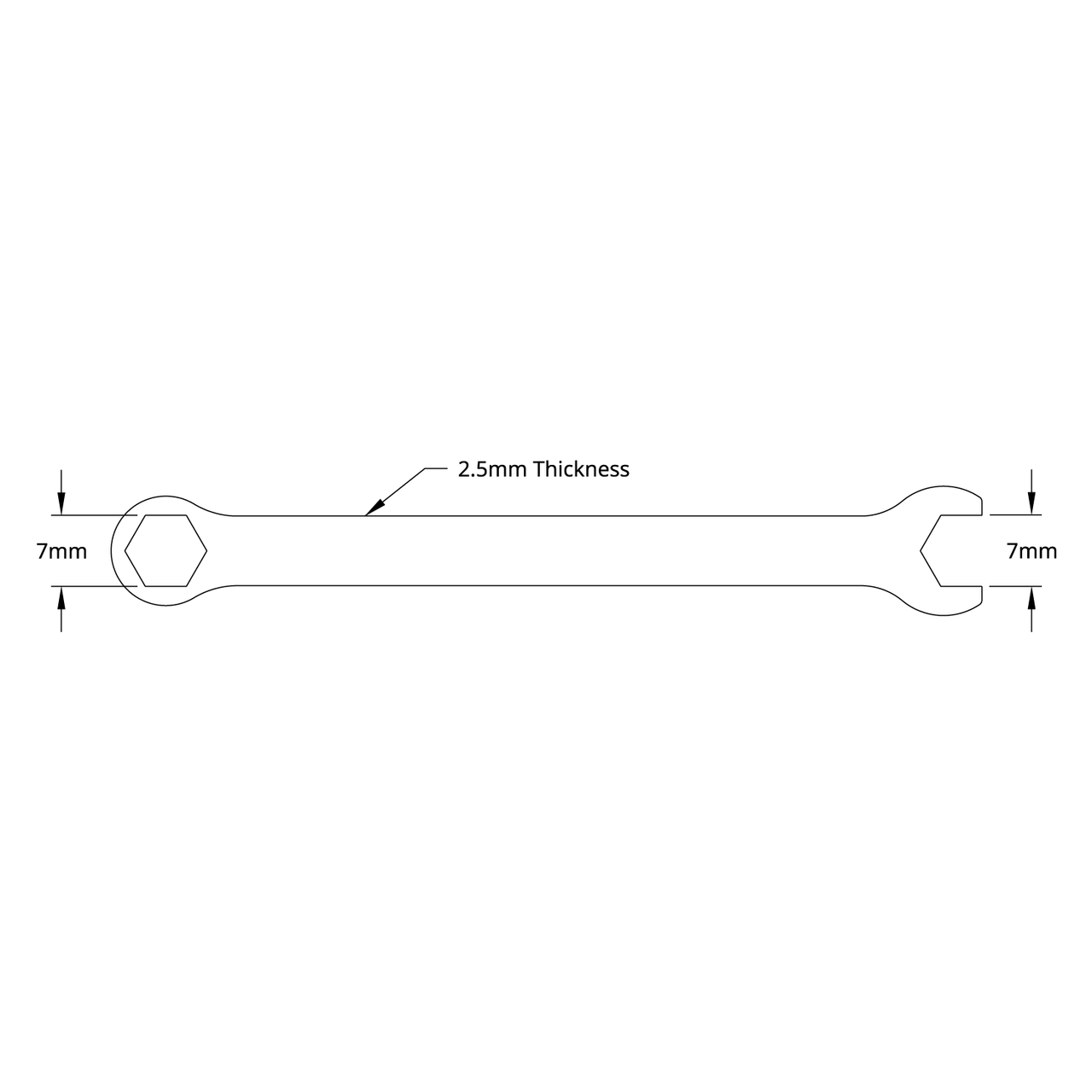 7mm Combination Wrench