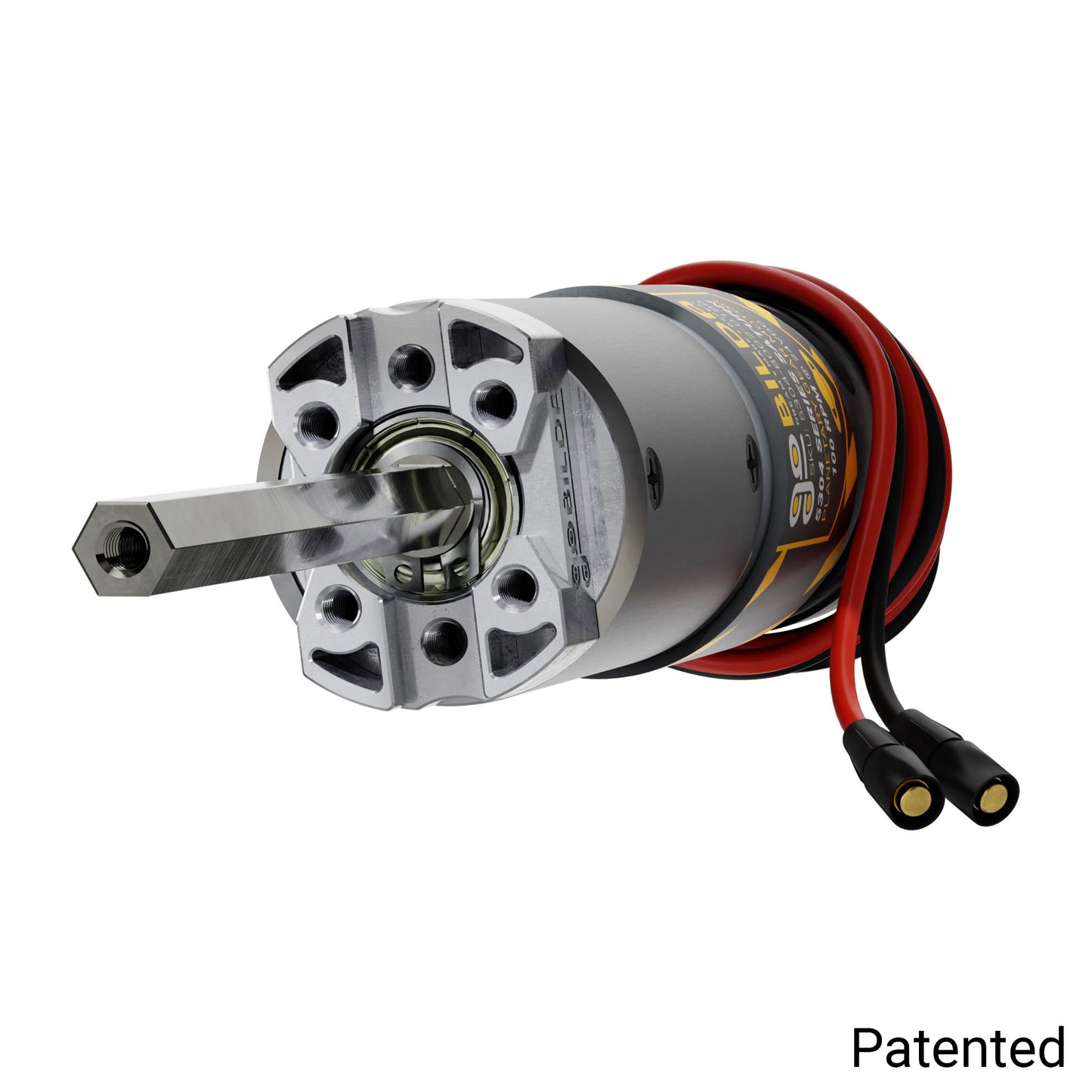 5304 Series Saturn Planetary Gear Motor (188:1 Ratio, 80mm Length 8mm REX™ Shaft, 100 RPM, 3.3 - 5V Encoder)