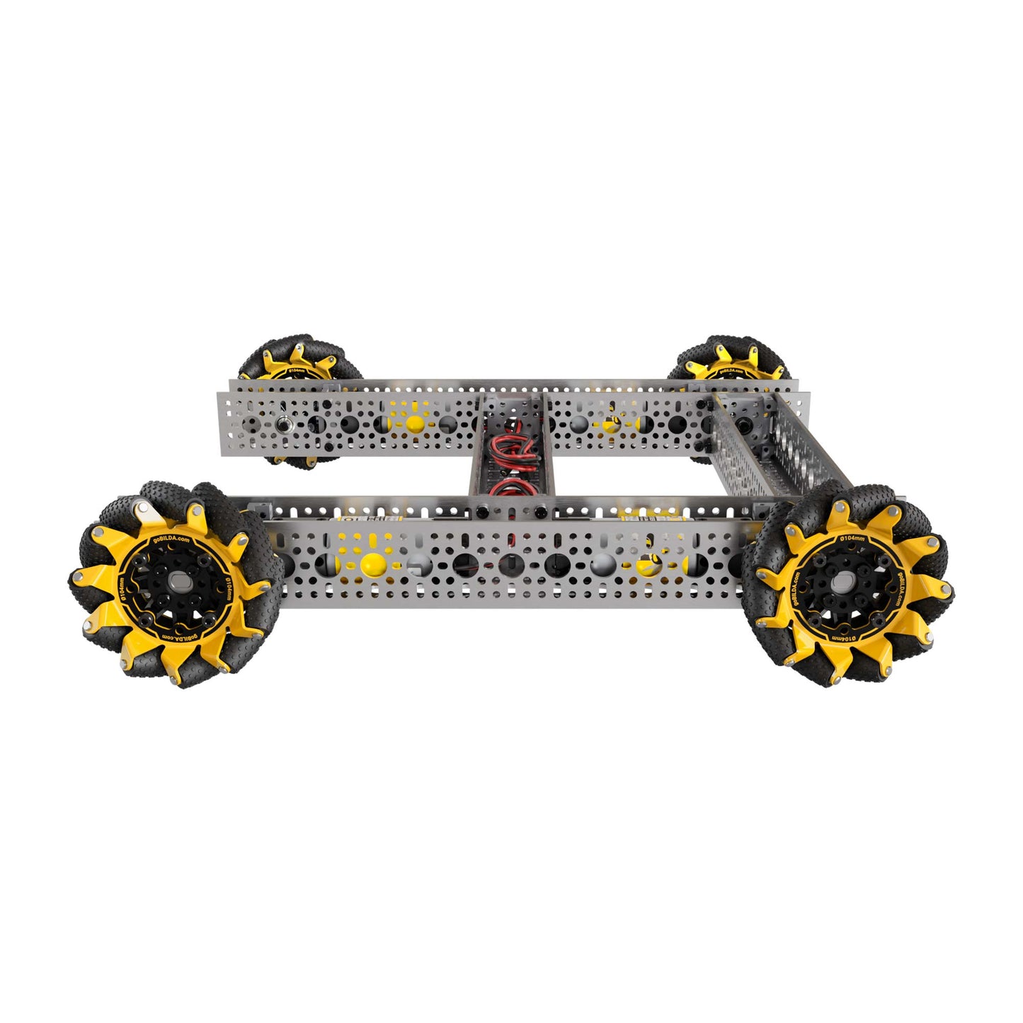 Strafer® Chassis Kit (104mm GripForce™ Mecanum Wheels)