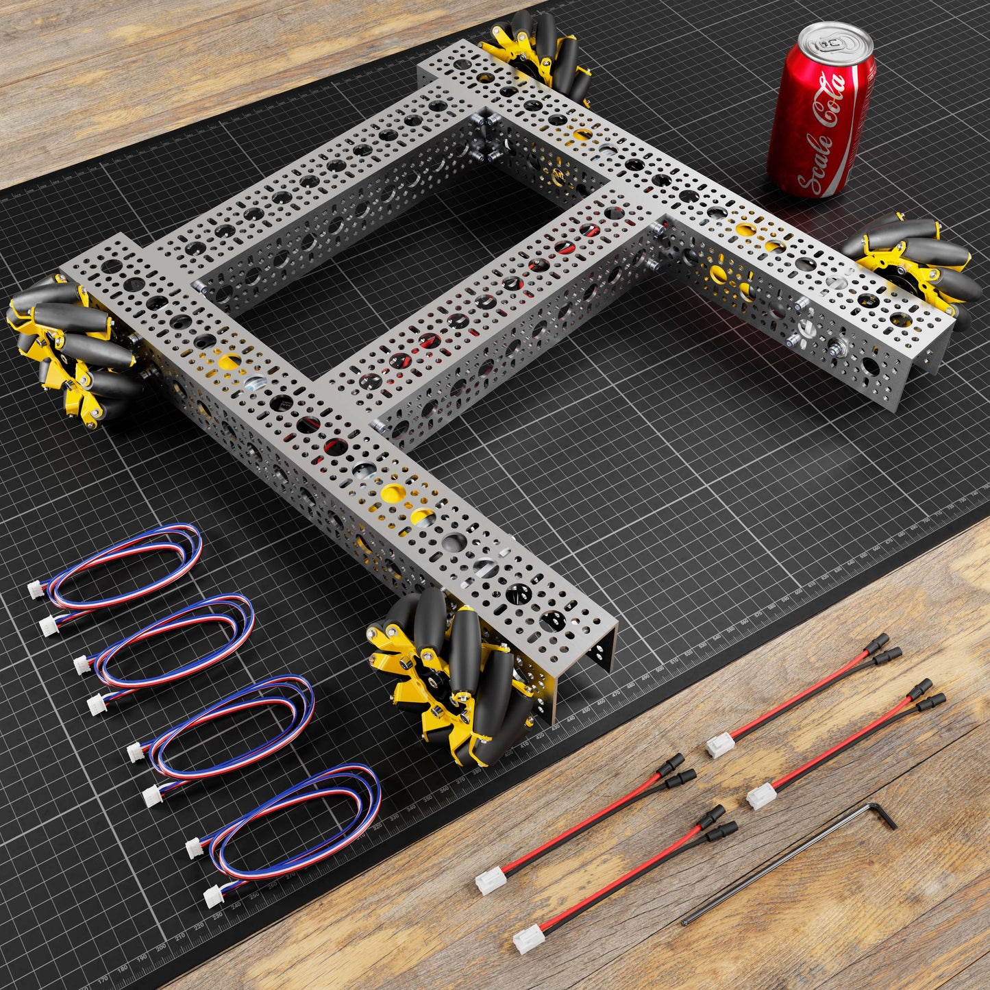 Strafer® Chassis Kit (96mm Mecanum Wheels)